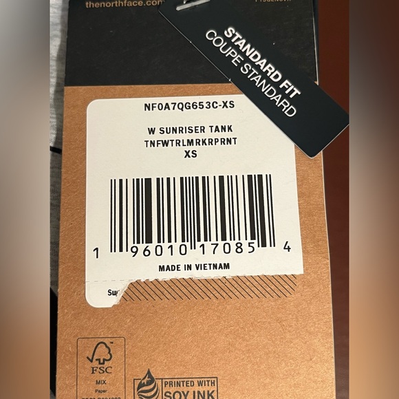 The North Face Light Gray Tank Top hiking top size XS - Picture 4 of 6